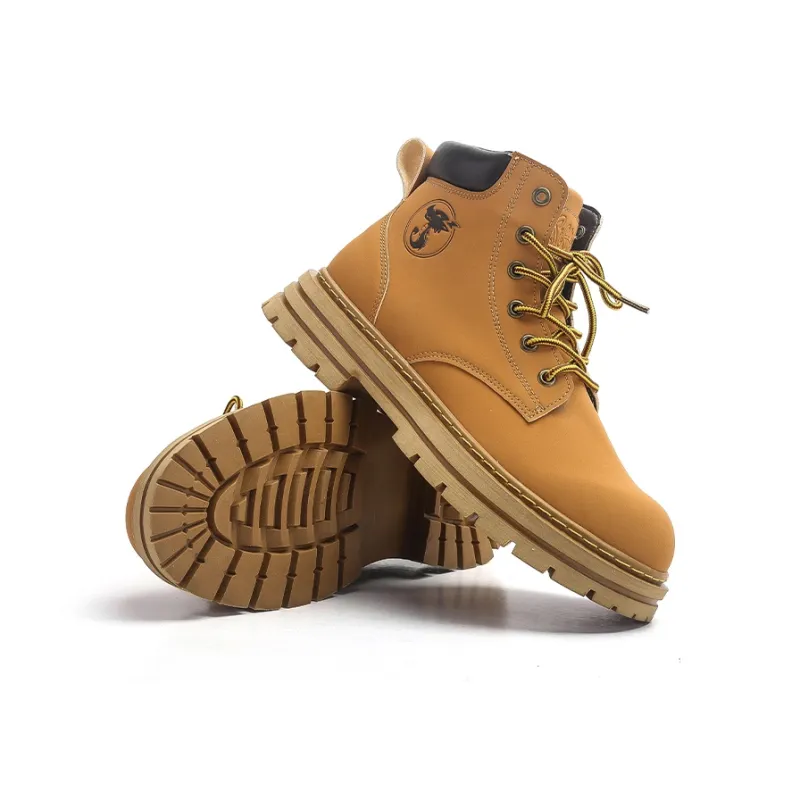 Jifffly Crew Martin Boot Unisex Camel-10