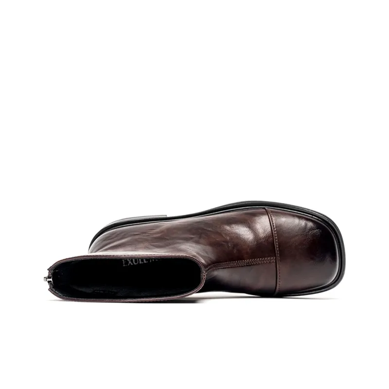 EXULL Q Ankle Boots Women's Dark Brown-3