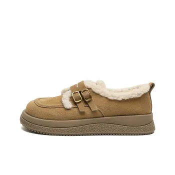 JOSINY Abrasion Resistant Low Top Casual Shoes Women's Brown