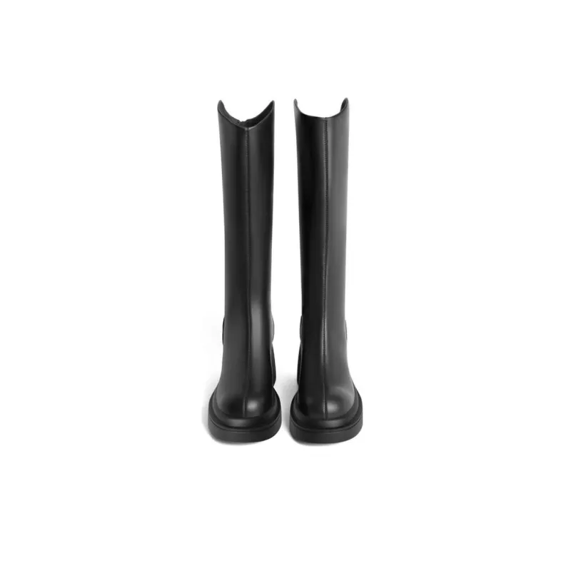BELLE Knee-high Boots 6.5cm Women's Black-3