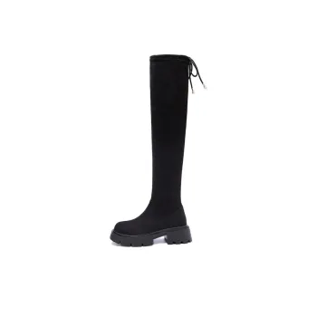 KEKAFU Knee-high Boots 5cm Women's Black