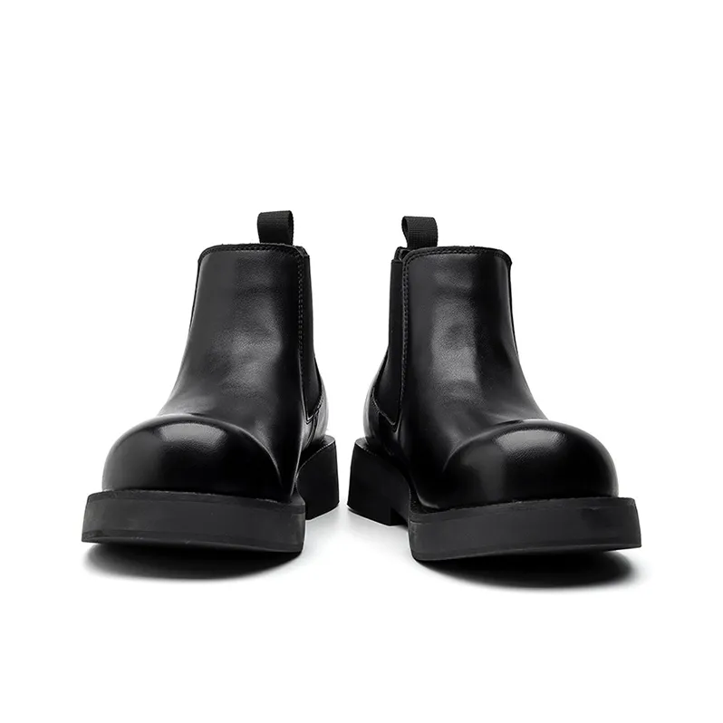 GZZ Crew Chelsea Boots Men's Black-3