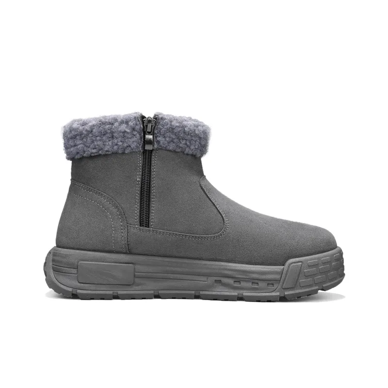 Binary Short Snow Boots Men's Gray-1