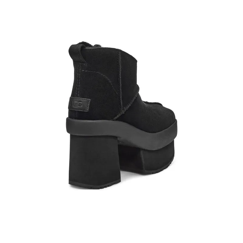UGG New Heights Platform Mini Boot Black Women's-3