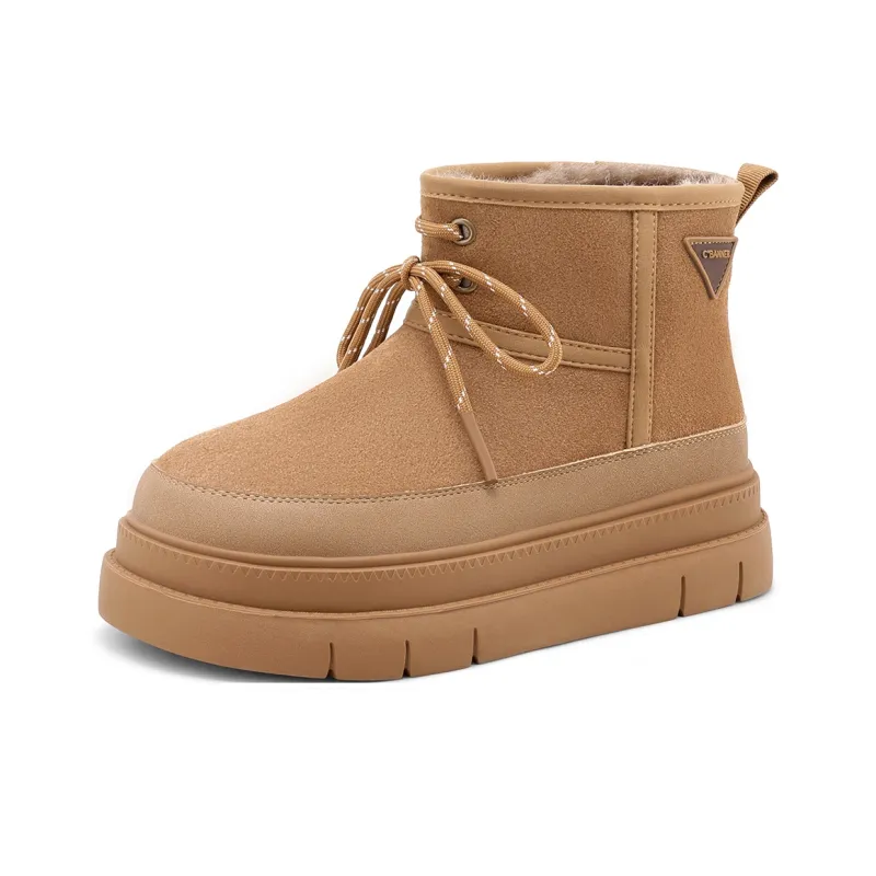 C°BANNER Warm Wear Resistant Cushioning For Height Increase Coverage 10.5cm Snow Boots Women's-1
