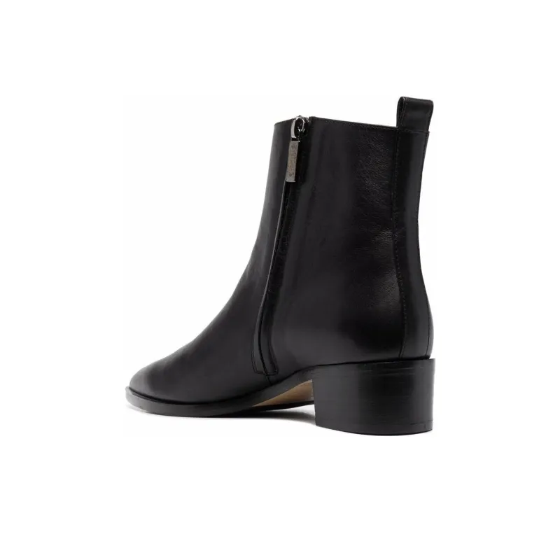 SCAROSSO Alba Zipped Ankle Boots Women's-3