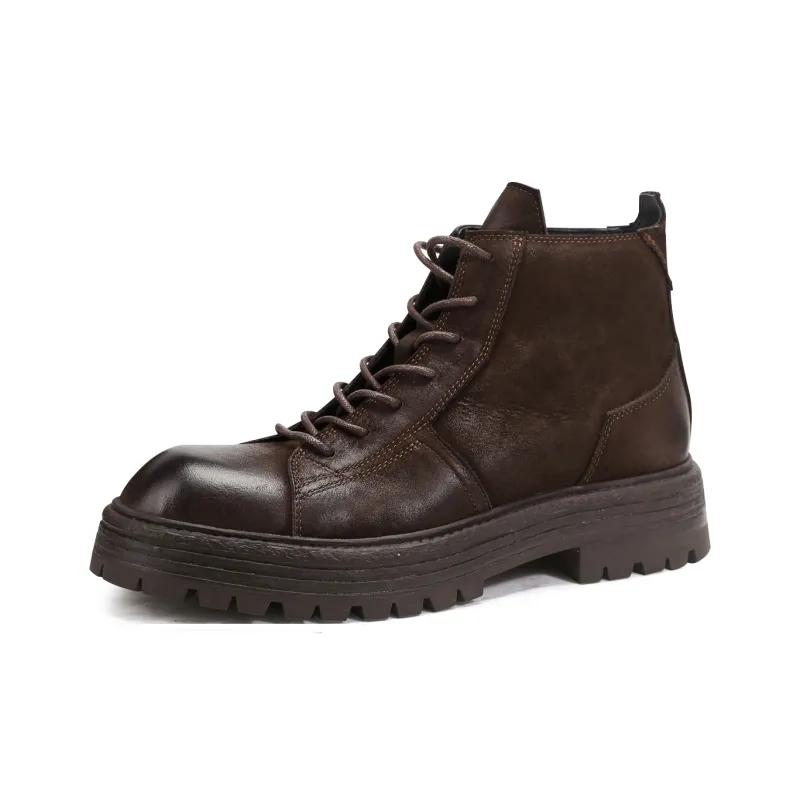 Voguhomme Short Martin Boots For Men Men's-4