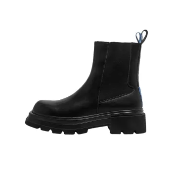 ΛOLUNKΛ Short Chelsea Boots 5CM Men's Black
