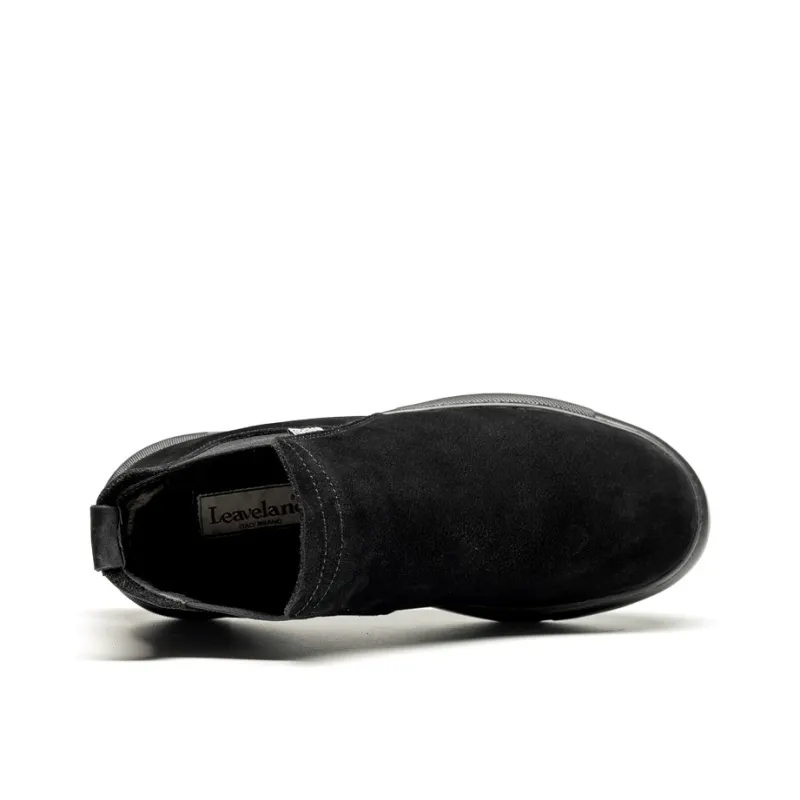 LEAVELAND Short Chelsea Boots Men's Black-3