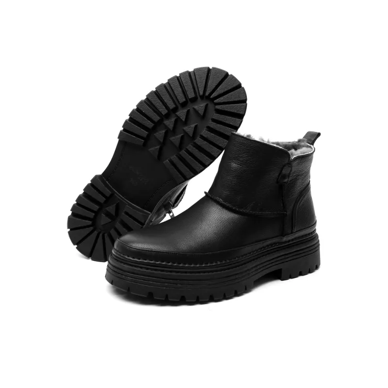 Paladin Short Snow Boots Men's Black-4