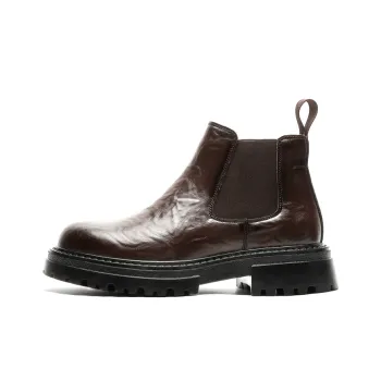 Chi Wolf Chelsea Boots Men Black/Brown
