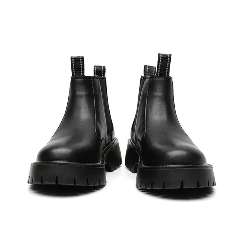 Aquarius Chelsea Boots Men Black/White-8