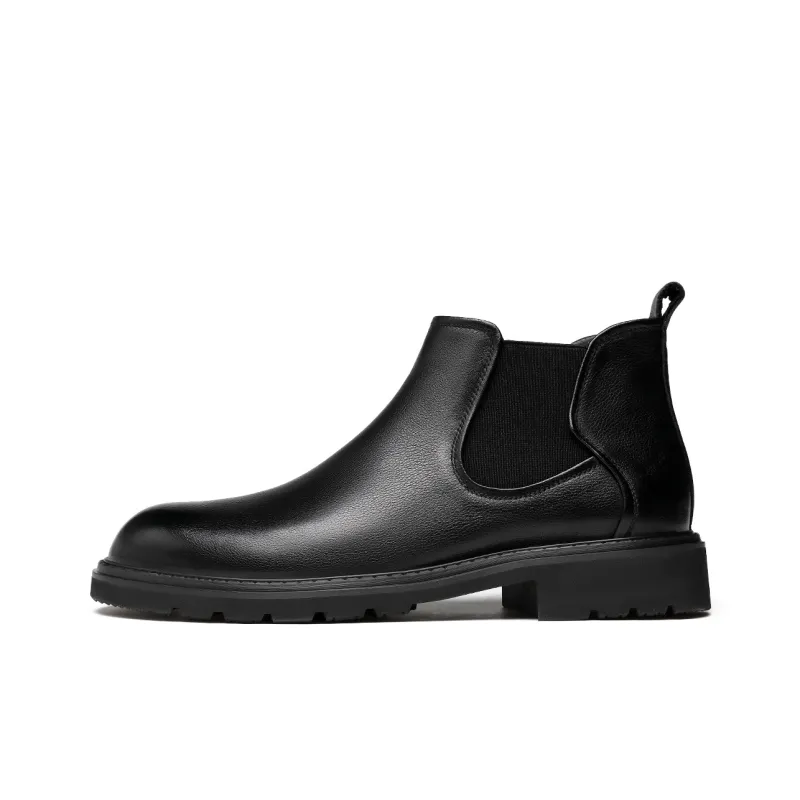 MILLIE'S Short Chelsea Boots Men's Black-0