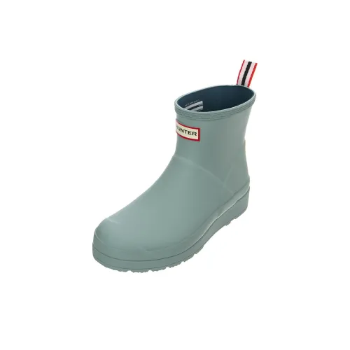 HUNTER Water-Resistant Warm Slip-Resistant Rain Boots Women's Turquoise