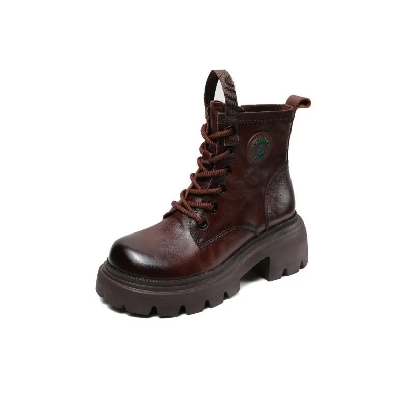 Devanro Short Martin Boot 6.0cm Women's-4