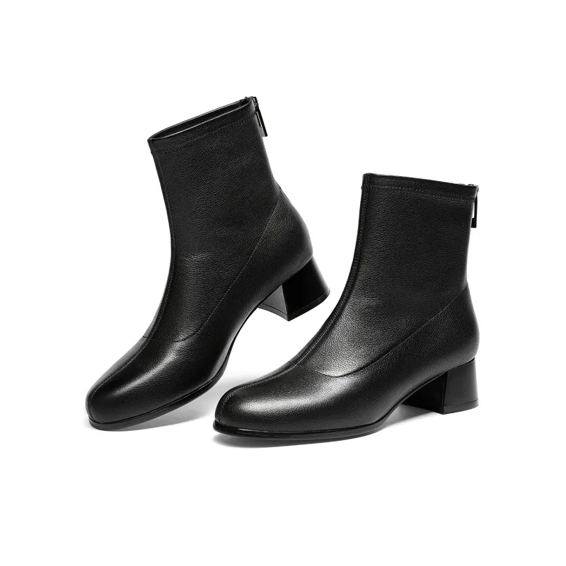 GOLDLION Ankle Boots Women's Black-3