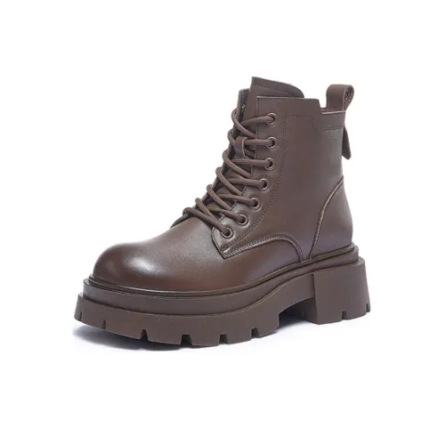 CAMEL Short Martin Boot Women's
