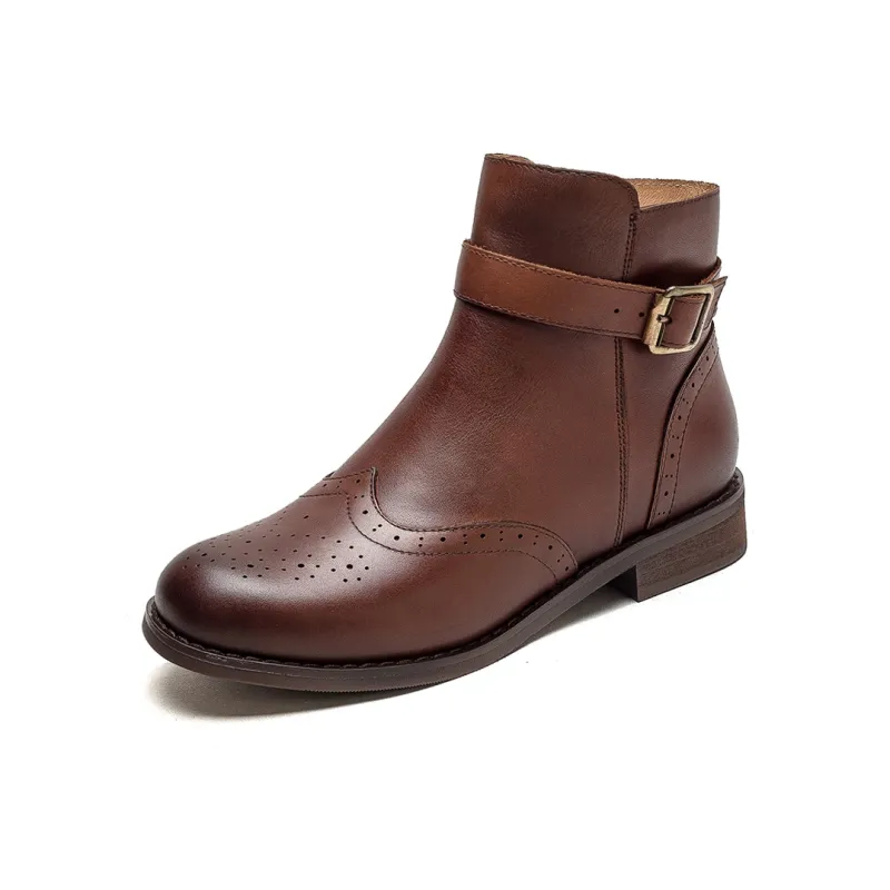 Jay Ankle Boots Women's Brown/Black-1