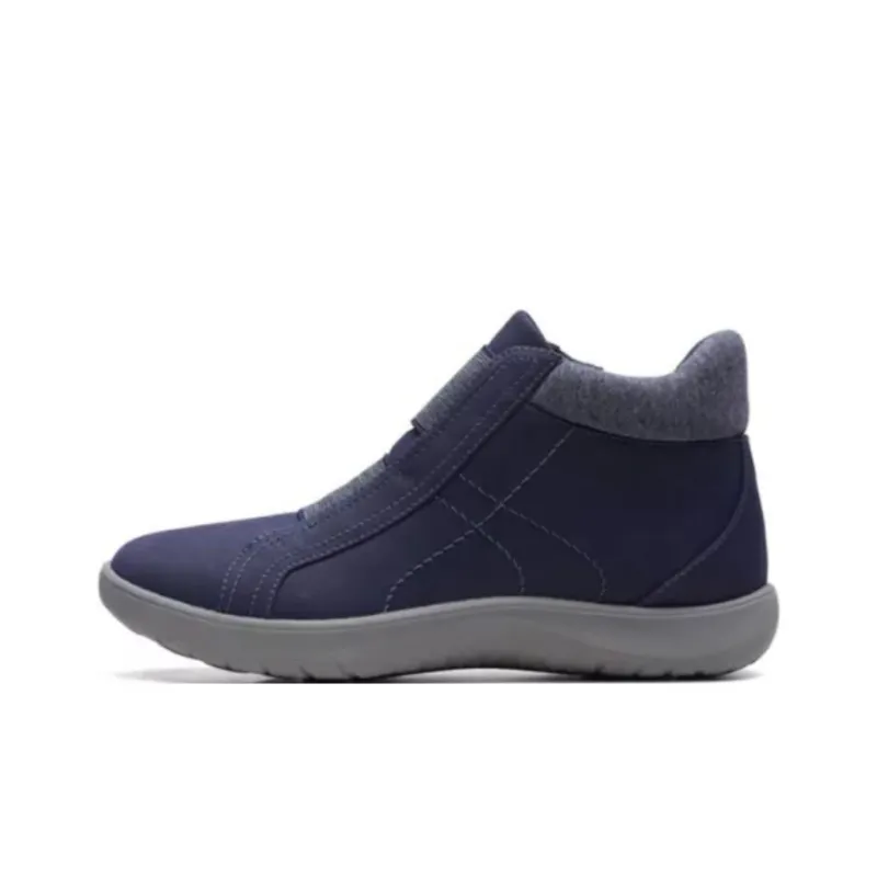Clarks Adella Bend Ankle Boots Women's Marine Blue-0