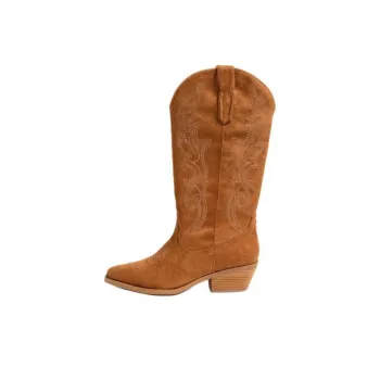 STEVE MADDEN Knee-high Boots 4cm Women's Chestnut