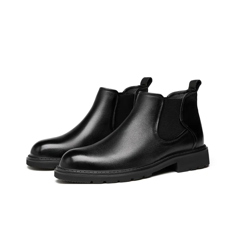 MILLIE'S Short Chelsea Boots Men's Black-5