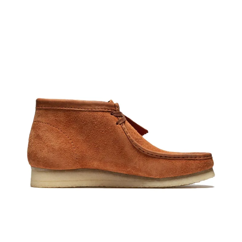 Clarks Wallabee Boots 'Tan Hairy Suede'-1