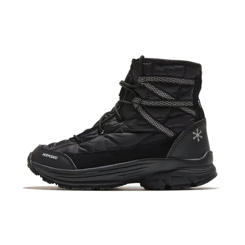 HOT POTATO Warm Wear-Resistant Slip-Resistant Coverage Short Snow Boots Unisex Black