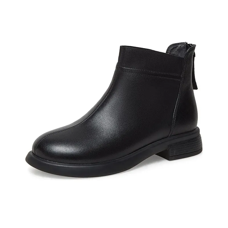 BASTO Ankle Boots Low Heel Women's-19