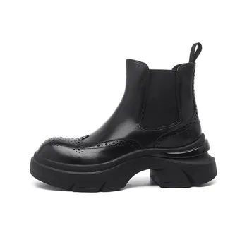 FRYE Short Chelsea Boots 6.5CM Women's Black