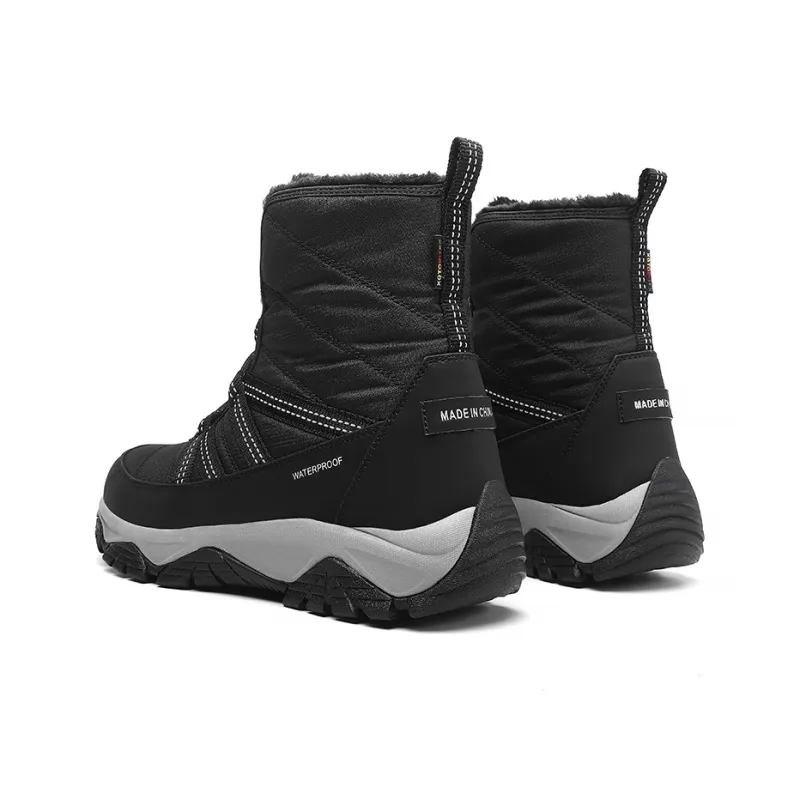 XIANGGUAN XGGO Warm Water-Resistant Wear-Resistant Slip-Resistant Crew Snow Boots Unisex-2