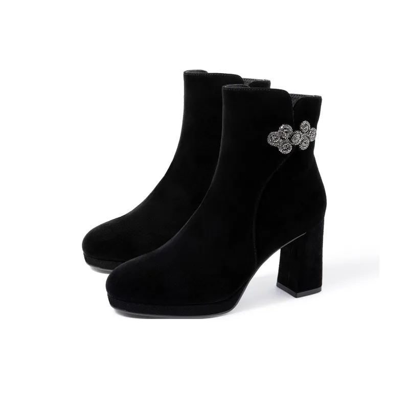 COMELY Ankle Boots Women's Black-6