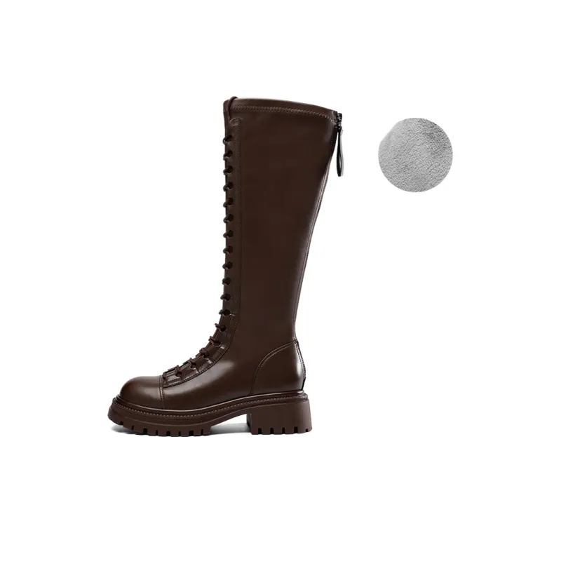 ZHR Knee-high Boots 4.5cm Women's-12