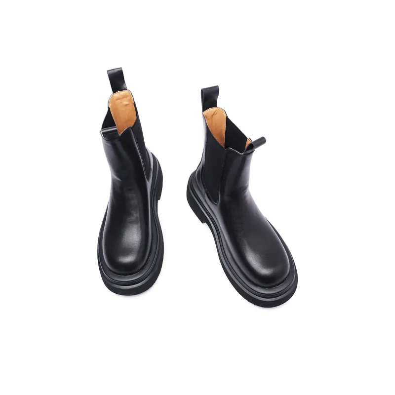 V ZERO FIVE Crew Chelsea Boots Men's Black-4