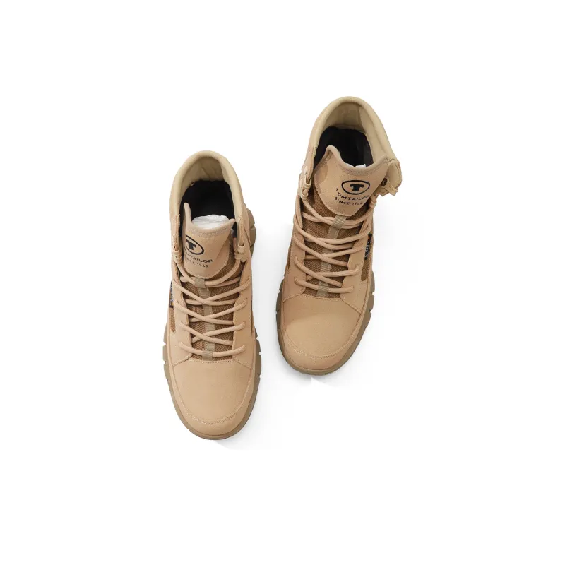 TOM TAILOR Tan Wilderness Work Boots Short Outdoor Boots Men's-3
