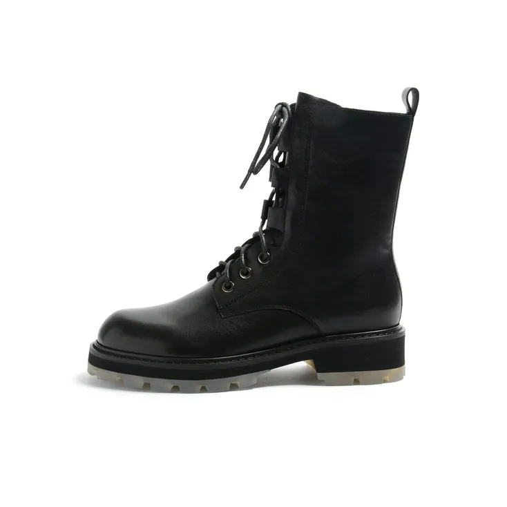 STEVE MADDEN Martin Boots Women's Black/Brown-0