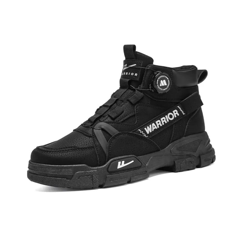 Warrior Ankle Length Martin Boot Men's Black-2