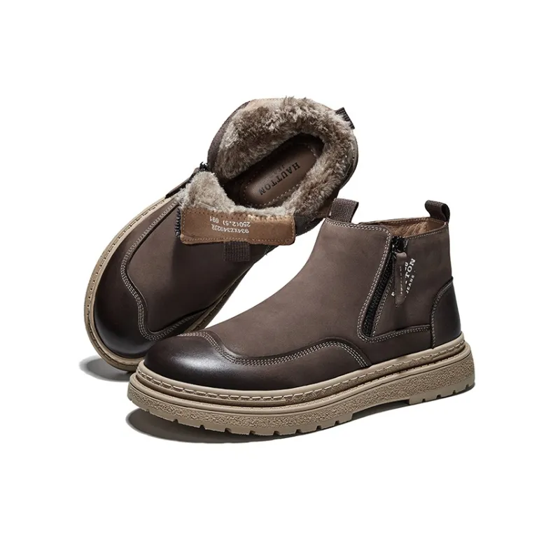Hautton Jeans Short Chelsea Boots Men's-17