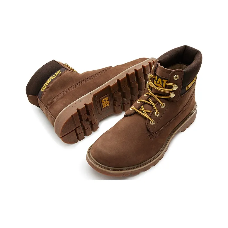 CAT Colorado Series E Breathable Wear Resistant Slip Resistant Short Outdoor Boots Unisex Dark Brown-1