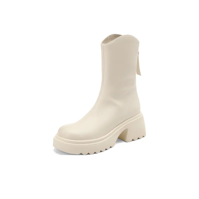 DAPHNE Ankle Boots Women's Brown/Black/Beige-1