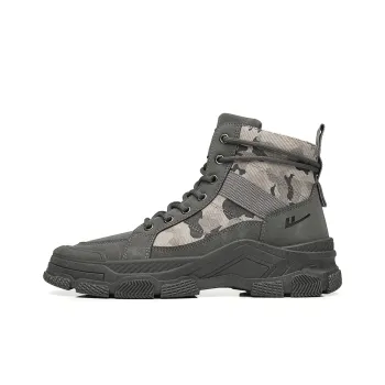 Warrior Short Mid Calf Martin Boot Men's Gray