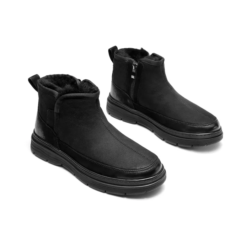 Strongman 3515 Snow Boots Men's Black Soil Yellow-4
