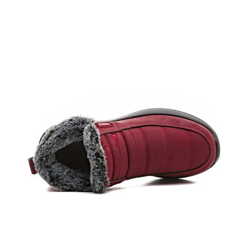 Warrior Warrior Warm Short Mid Calf Snow Boots Women's-2