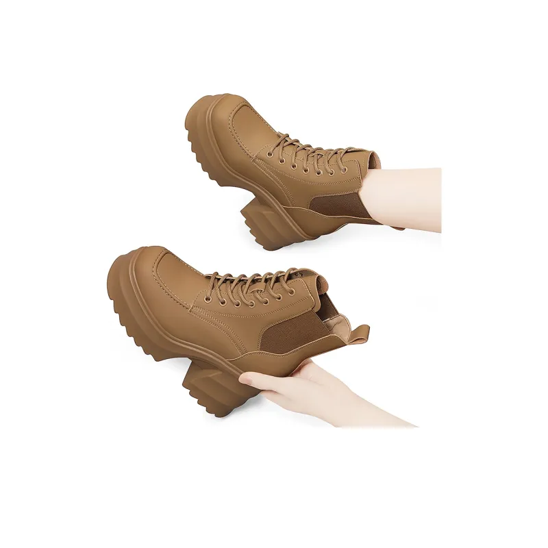 Golden Silk Rabbit Short Martin Boot Women's-13