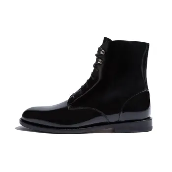 SCAROSSO Eva Almond Toe Lace Up Boots Women's