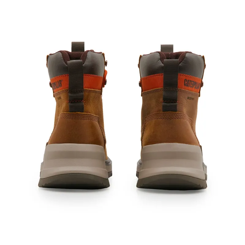 CAT Short Martin Boot Men's Brown-3