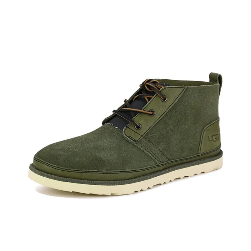 UGG Neumel Unlined Leather Boot 'Moss Green'-2