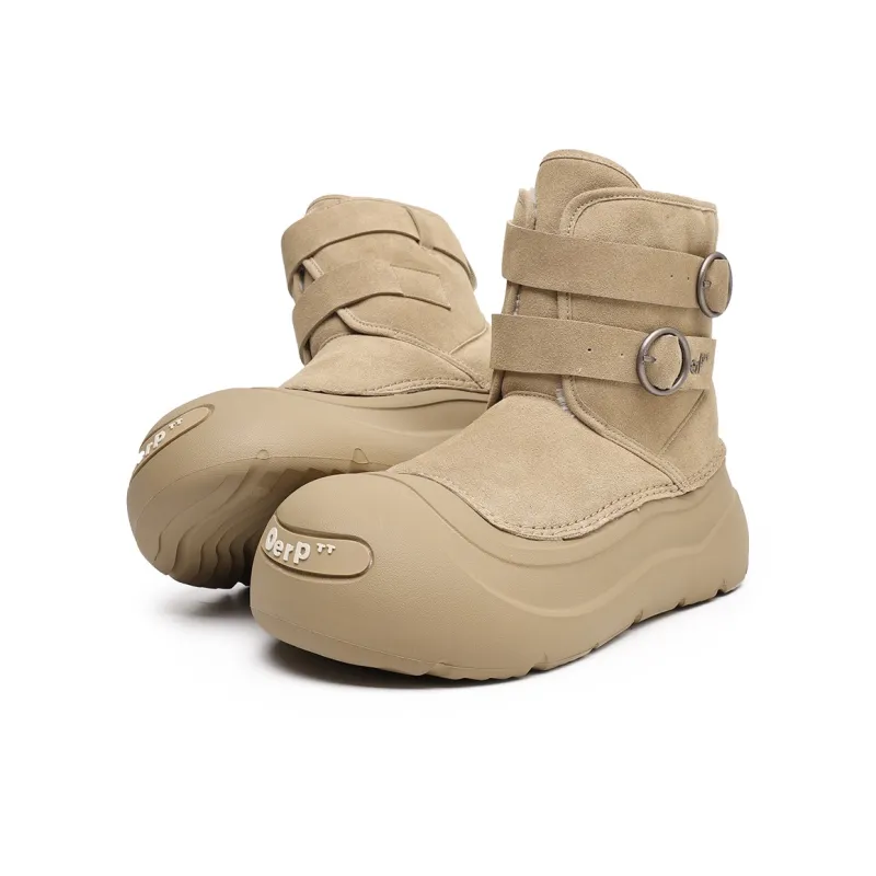 MODENGPAN Thermal Short Snow Boots Unisex-4