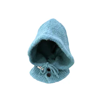 Bejirog Wool Blend Hoods & Plush Hats Women's