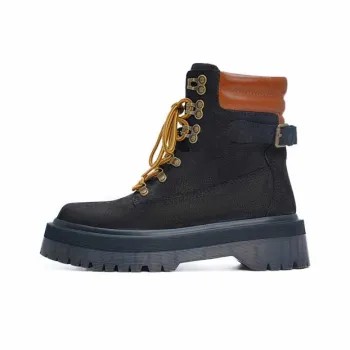 MOONIIEE Crew Martin Boot Women's