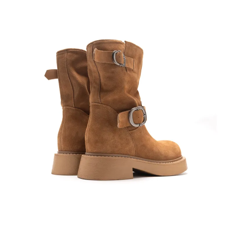 KODI Ankle Boots Women's Camel/Charcoal Black/Coffee-2